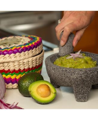 Molcajete in Tortila Basket