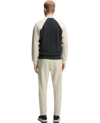 Men's Cotton-Blend Contrast Piping Sweatshirt