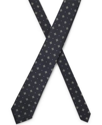 Men's Silk-Blend Diagonal Stripe Tie