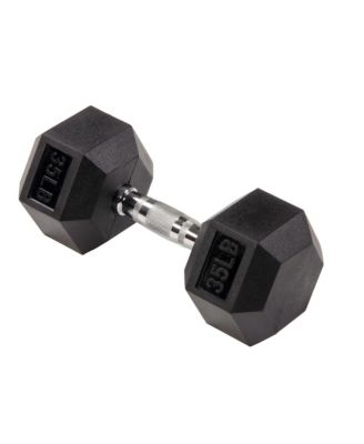 Hex Dumbbells Strength Training Workout Equipment Set, 35 lbs