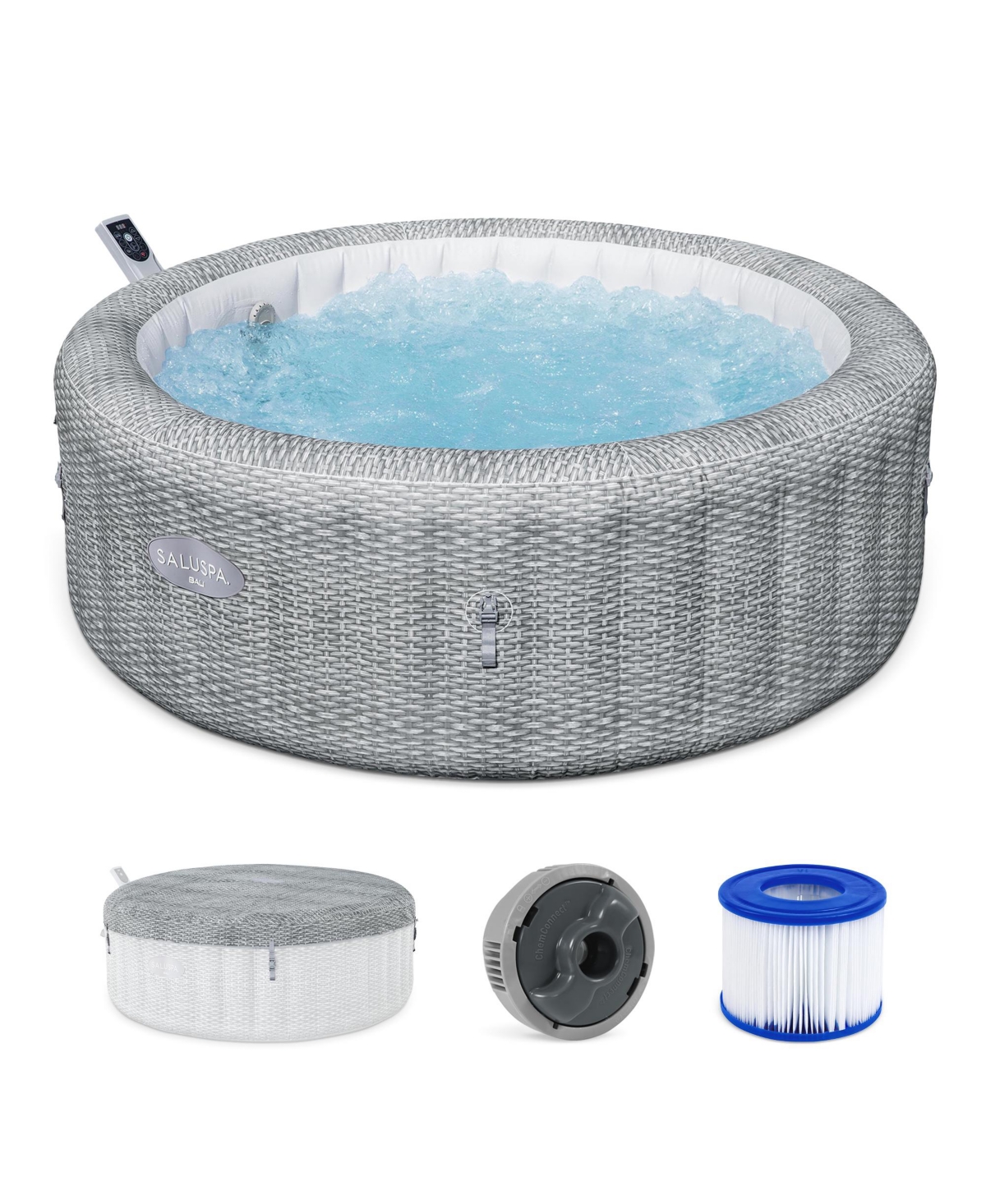 Bestway SaluSpa Bali Smart AirJet Inflatable Hot Tub w/ Energy Sense Cover. - Assorted Pre-Pack