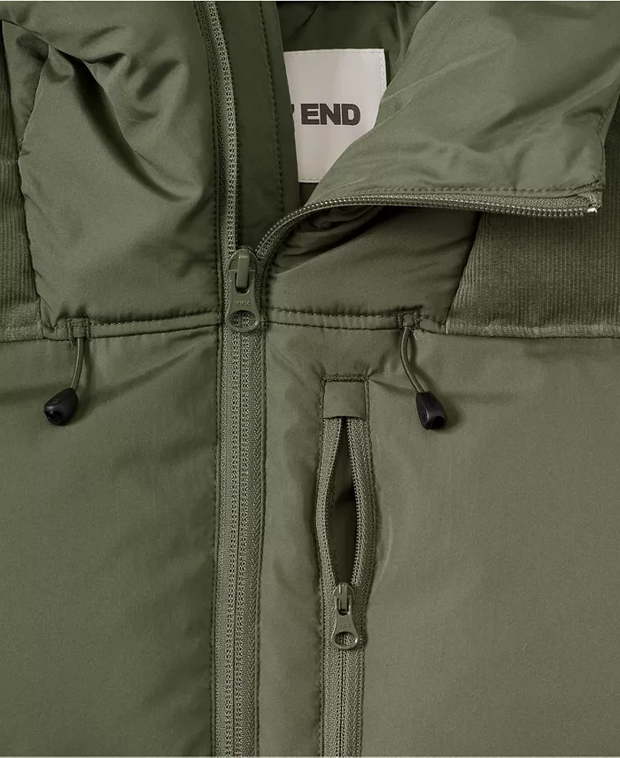 Men's Corduroy Max 600 Down Puffer Hooded Jacket - thumbnail 4