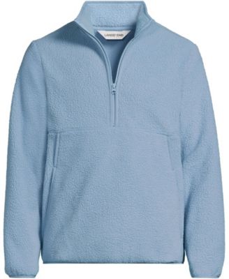 Men's Half Zip High Pile Fleece Pullover