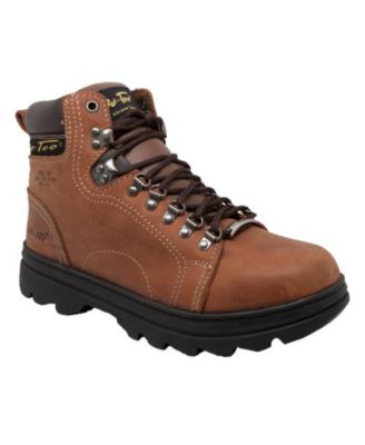 Men's 6" Brown Steel Toe Work Boot - 1977