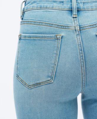 Women's High-Rise Rhinestone-Embellished Flare Jeans