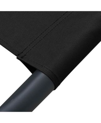 Sun Lounger Oxford Fabric, Polyester, Steel Large