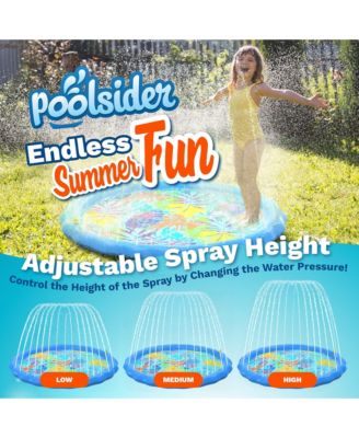 Large Splash Pad for Kids and Dogs | Water Sprinkler | 68" Splash Pads for Toddlers 1-3 & Play Mat