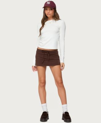 Women's Bayside Slitted Micro Skort