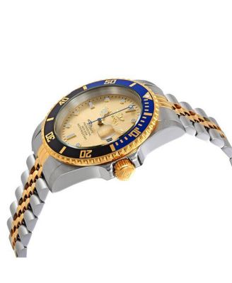 Men's 29181 Pro Diver Automatic 3 Hand Gold Dial Watch
