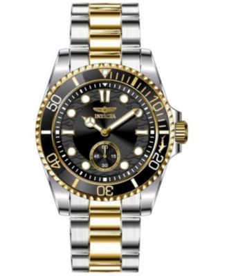 Men's 49426 Pro Diver Quartz VD78 Black Dial Watch