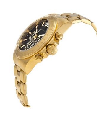 Men's TM-220131 Manta Quartz Chronograph Black Dial Watch