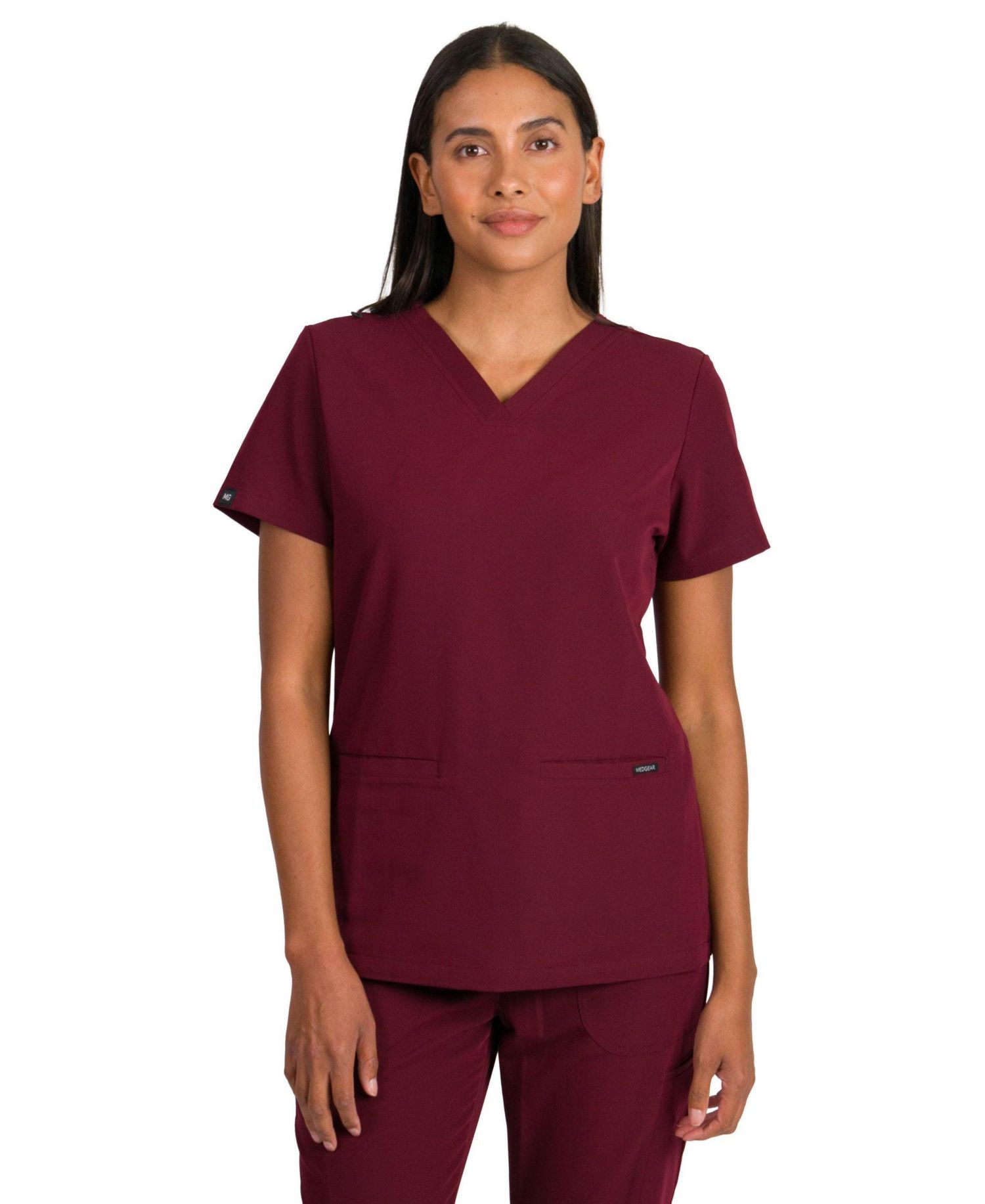Women's Sofia Slim Scrubs Top with 3 Pockets