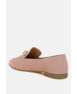 Womens Noltas Horsebit Embellished Flat Loafers