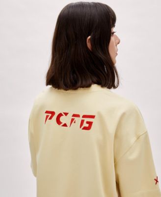 Women's Cotton Destroyed Logo T-Shirt