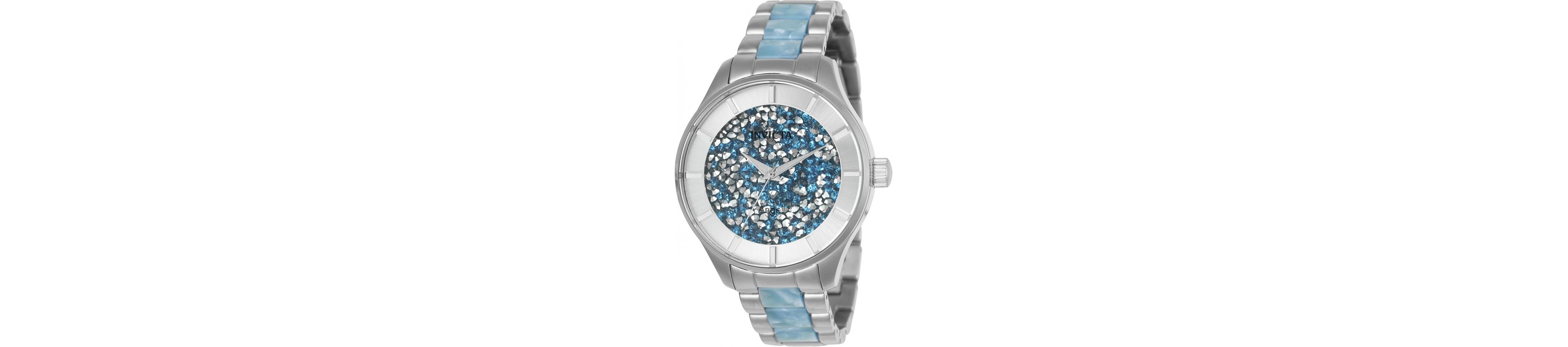 Invicta Women's 24665 Angel Quartz 3 Hand Light Blue Dial Watch