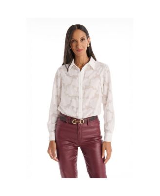 Women's Stelle Button Up - White