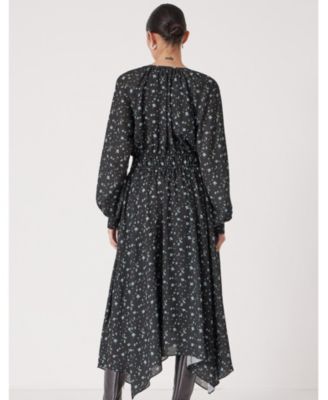 Women's Odelia Printed Long Sleeve Chiffon Dress