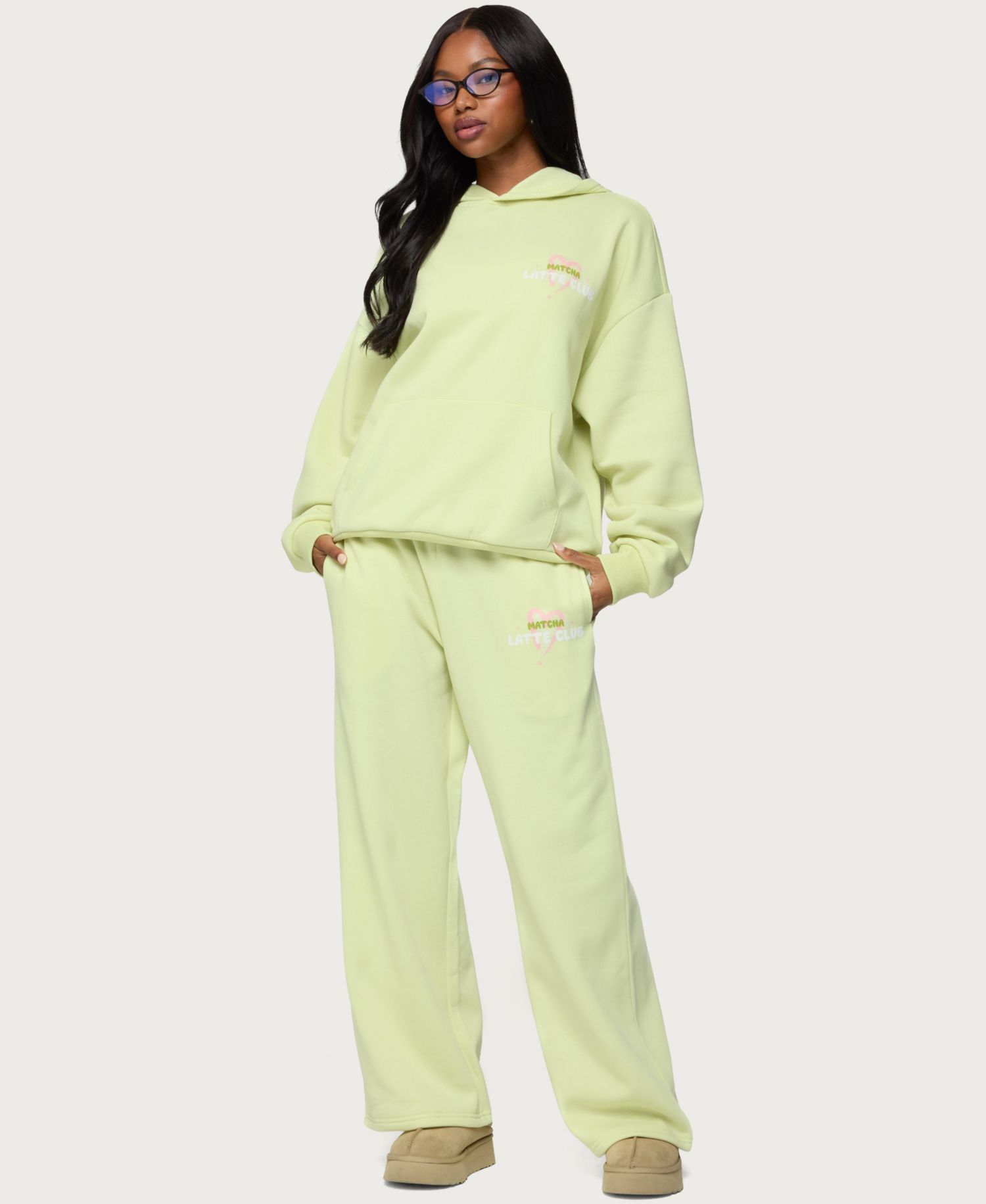 Women's Matcha Lover Oversized Hoodie