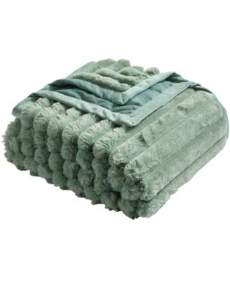 Ultra Plush Raschel Mink Blanket, Twin/Full