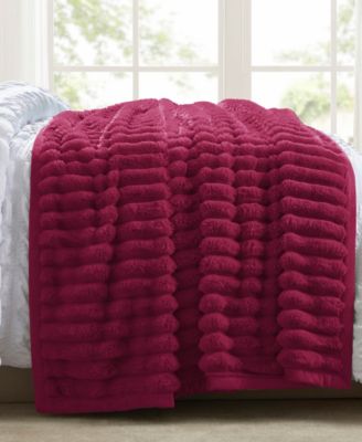 Ultra Plush Raschel Mink Blanket, Twin/Full