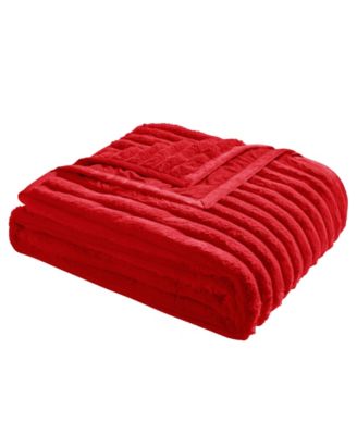 Ultra Plush Raschel Mink Blanket, Queen/King