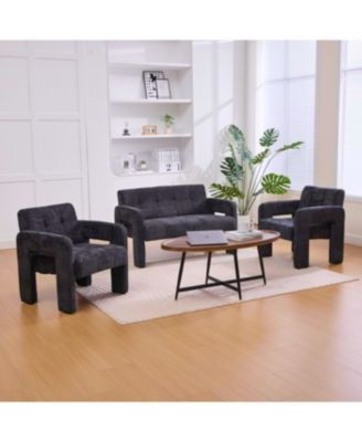 Nordic Modern Double Armchair Sofa for Living Room & Bedroom