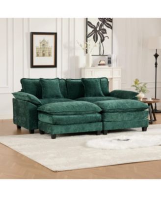 Cloud Couch: Ultimate Comfort Chenille Sofa with Ergonomic Support