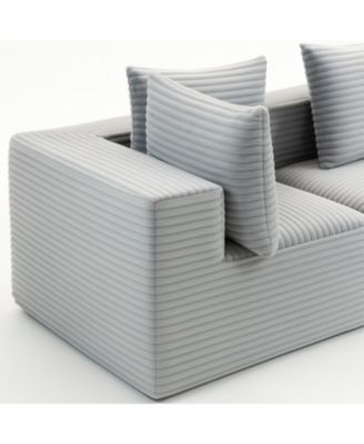 Streamdale Compressed Sofa:Magic Cube Sofa-YKX-33001-Grey