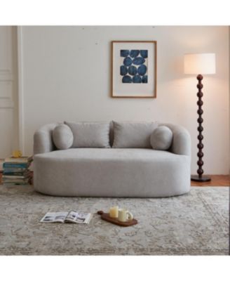 Streamdale Sofa-in-a-Box Memory Foam 2-Seater Couch, Gray