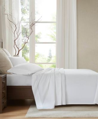 Sateen 400-Thread Count Cotton 4-Pc. Sheet Set, Cal King