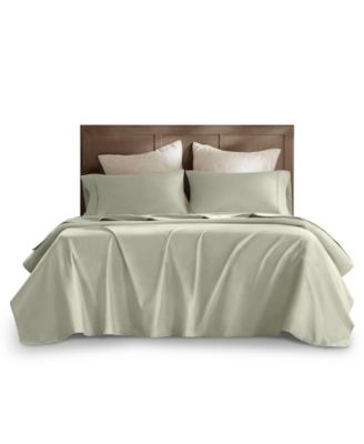 Sateen 400-Thread Count Cotton 4-Pc. Sheet Set, King