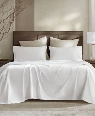 Sateen 400-Thread Count Cotton 4-Pc. Sheet Set, Cal King