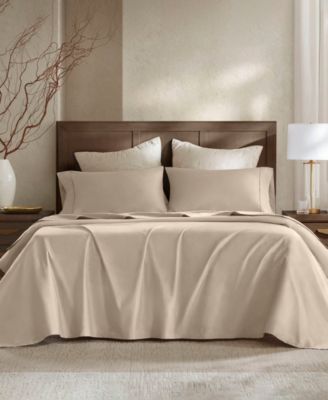 Sateen 400-Thread Count Cotton 4-Pc. Sheet Set, King