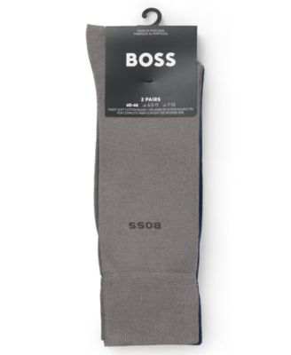 Men's Crew Length Socks, 2-Pack