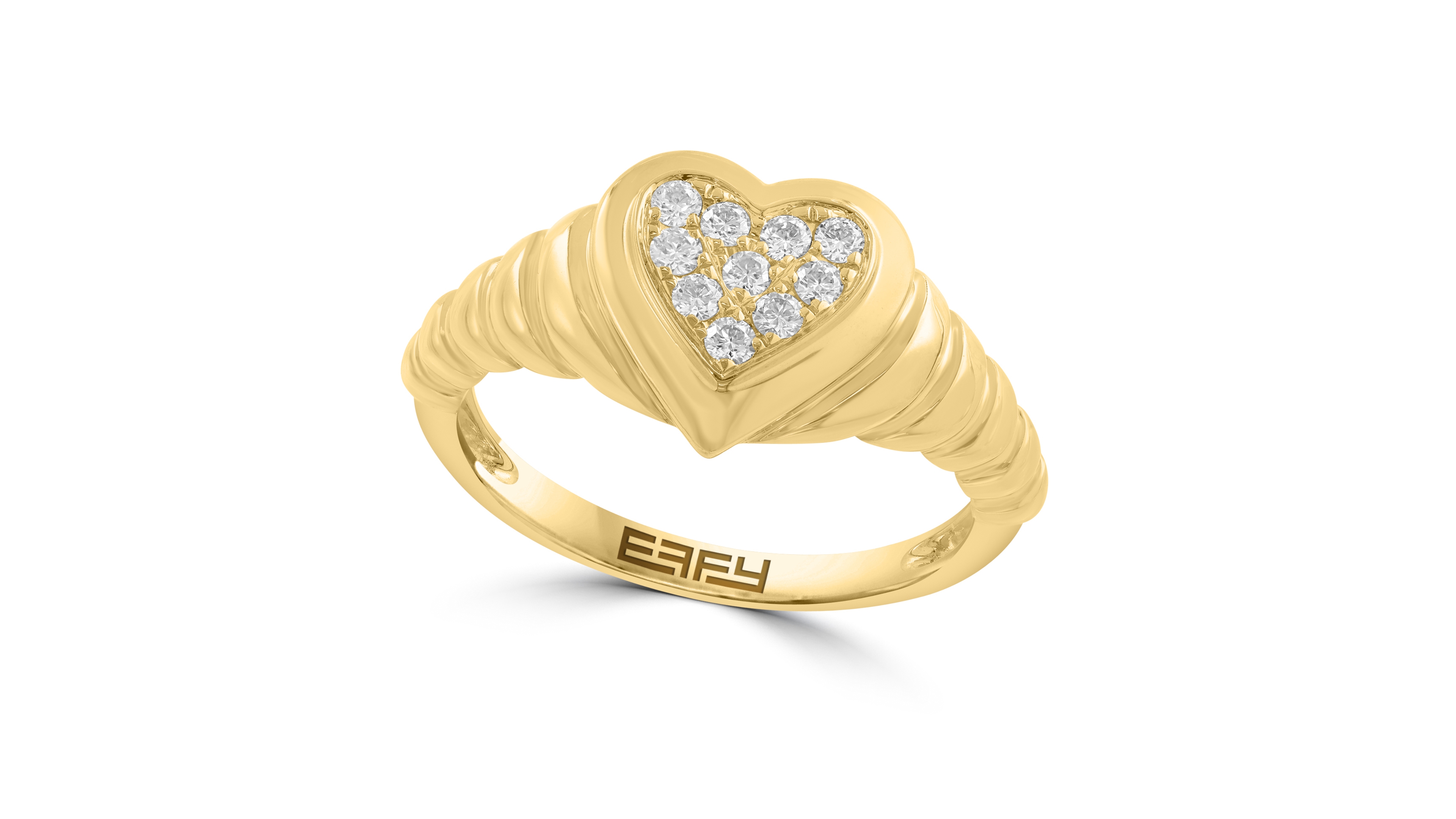 Effy Collection Diamond Ring (1/5 ct. t.w.) in 14k Yellow Gold