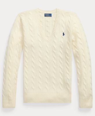 Women's Cable-Knit Slim-Fit Sweater