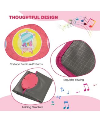 Kids Dance Mat Game Toy With Music Keyboard Sounds And Adjustable Volume