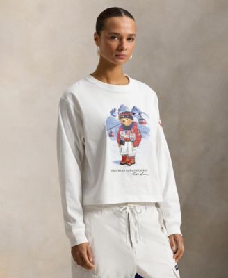 Polo Ralph Lauren - Women's Bear Long-Sleeve T-Shirt