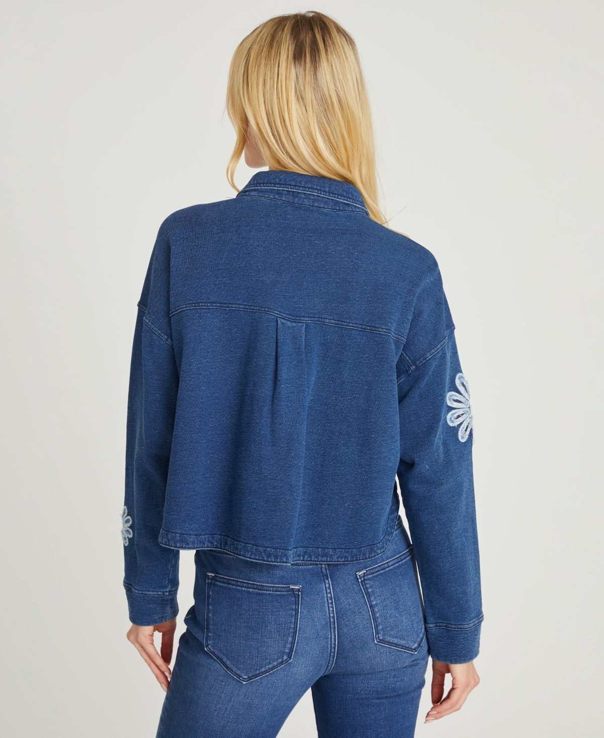 Driftwood Women's Marlow Daisy Patchwork Detail Cloud Bryn Shacket