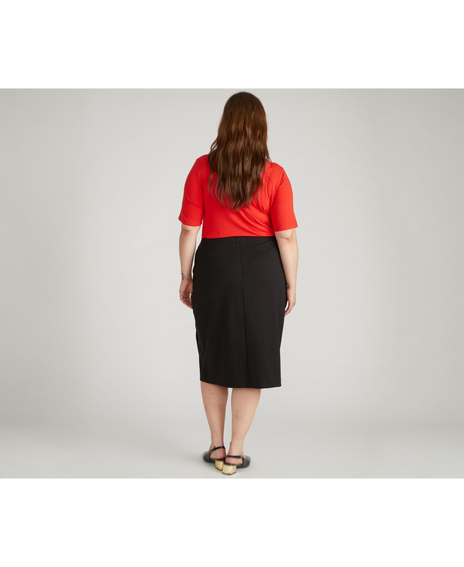 Plus Size Anya Ponte Skirt