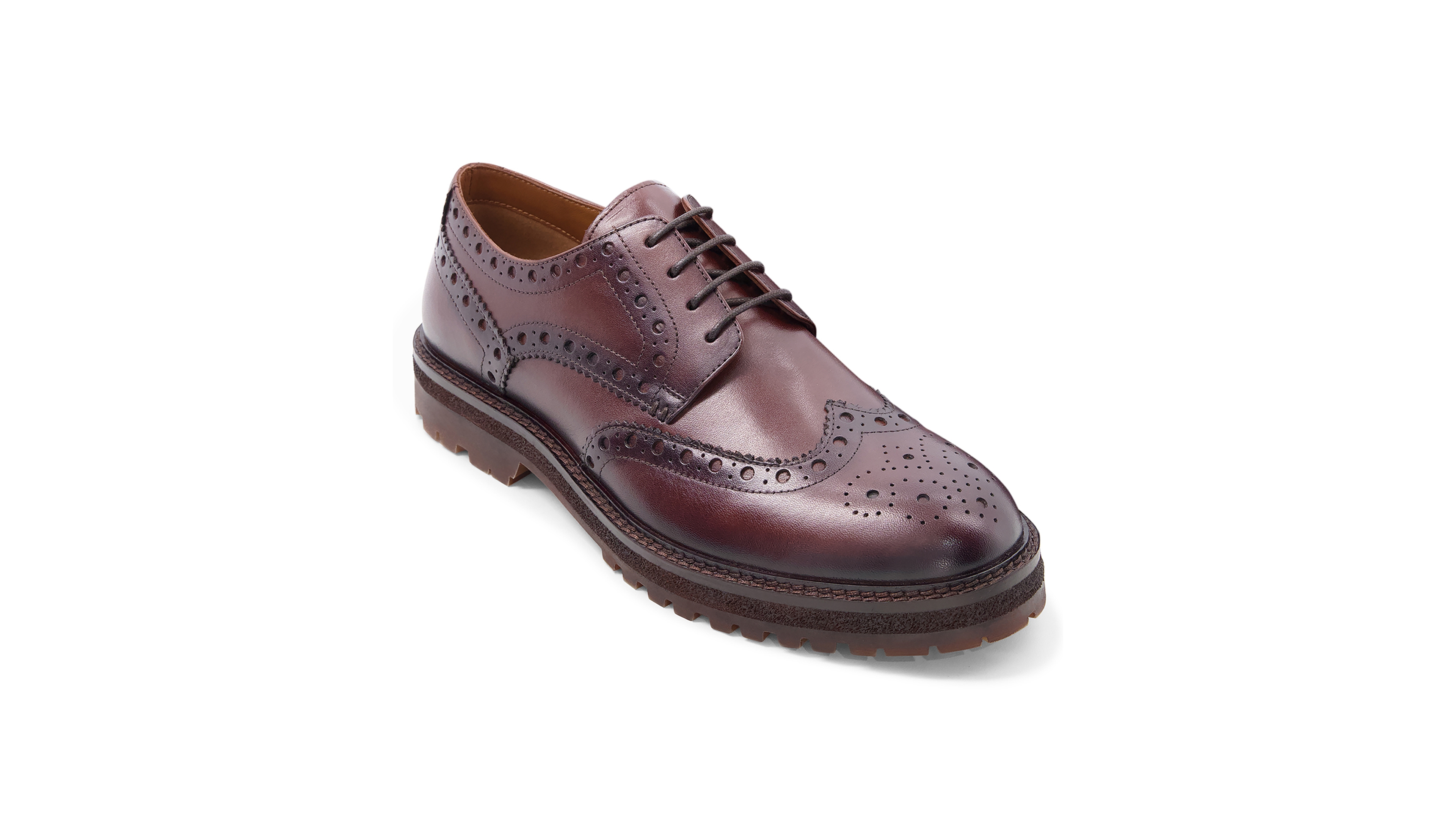 Anthony Veer Men's Prescott Wingtip Derby Round Toe Shoes