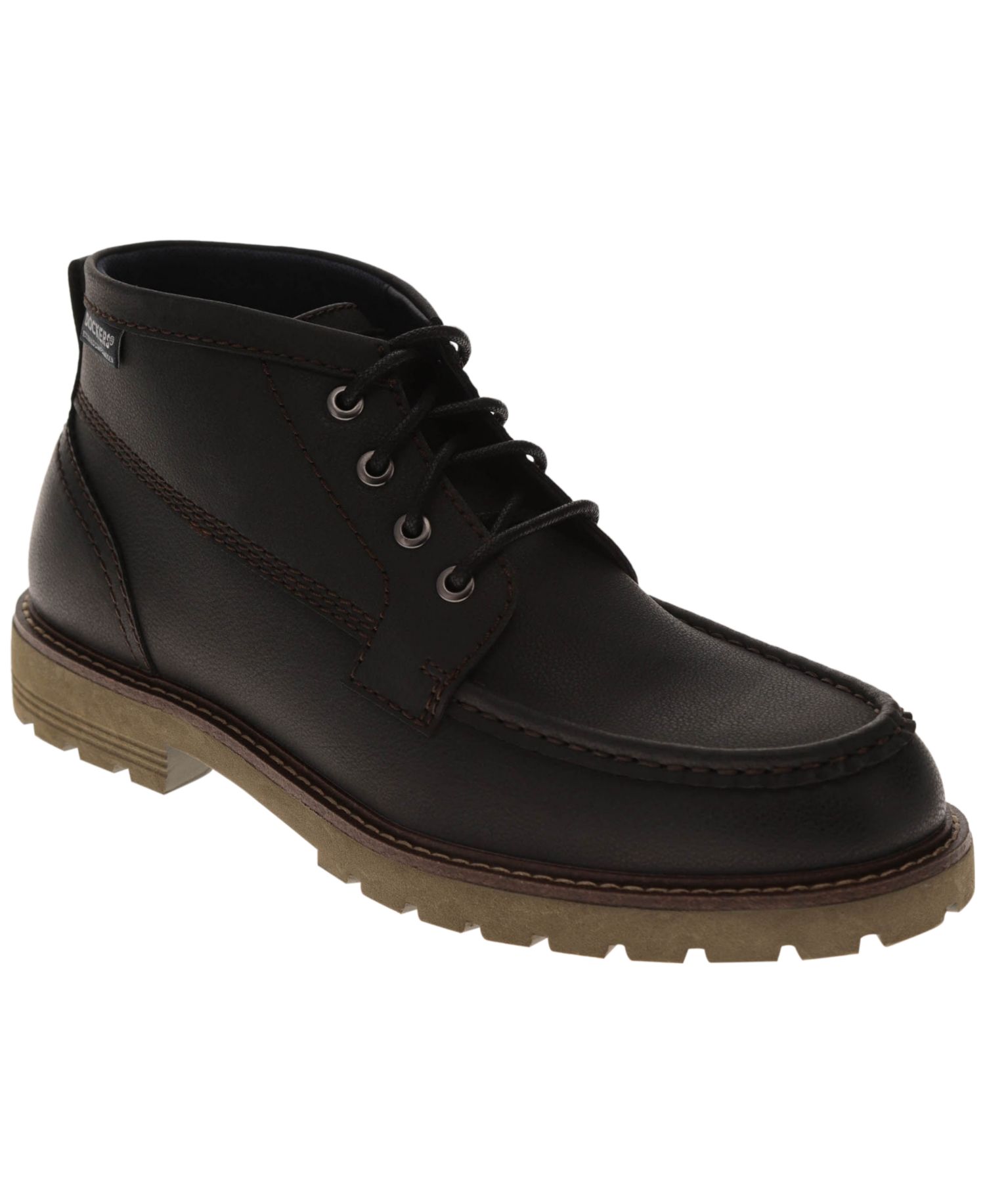 Men's Weston Lightweight Lugged Lace-Up Moc-Toe Boots