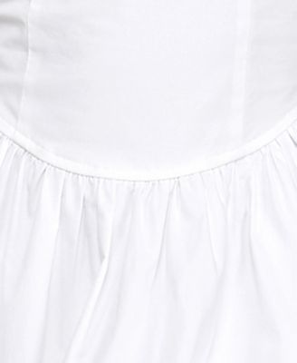 Juniors' Sweetheart Neck Midi Dress