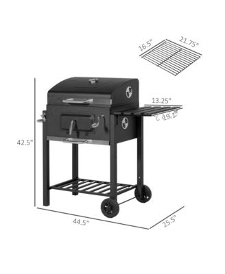 Charcoal BBQ Grill, Outdoor Portable Cooker,