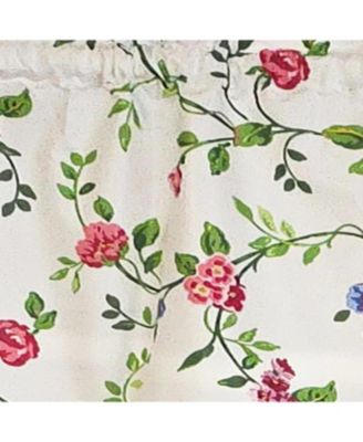 100% Cotton High Quality English Ivy Tailored Window Valance with 1.5" Rod Pocket 50" W X 12" L Spring