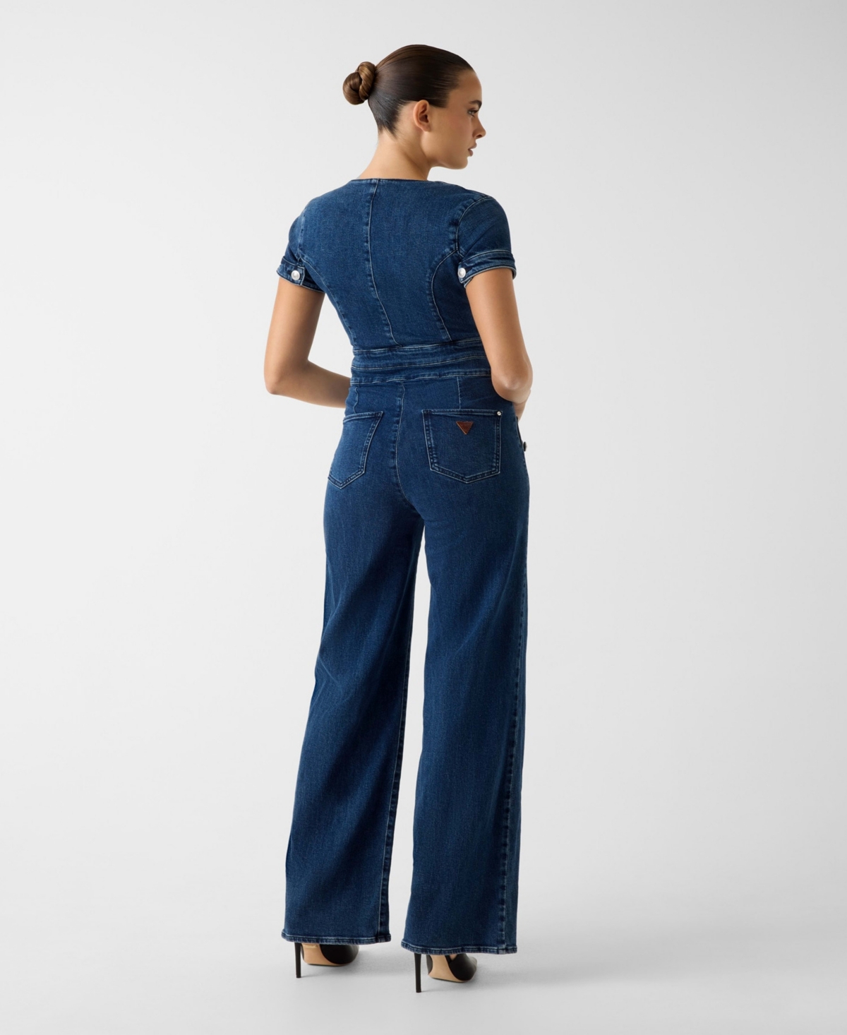 Guess Women's Short-Sleeve Alina Jumpsuit