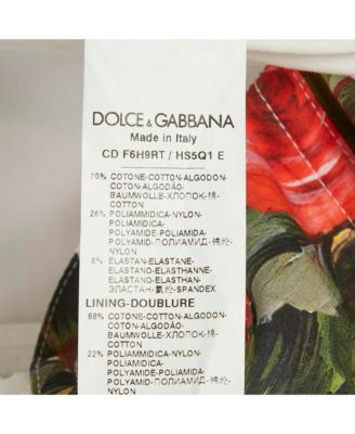 Women's White Floral Print Cotton Blend Mini Dress