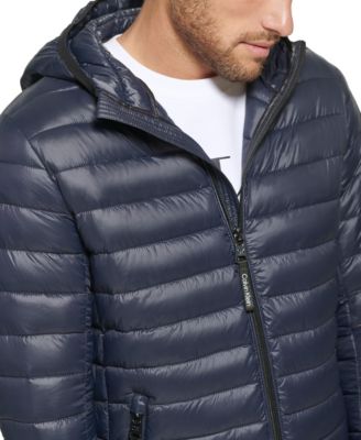 Men's Hooded & Quilted Packable Jacket