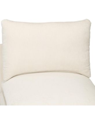 68.5" Chenille Upholstered Indoor Chaise Lounge Chair