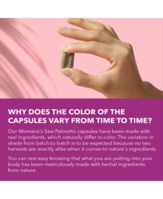 Saw Palmetto + Biotin Capsules, 60ct